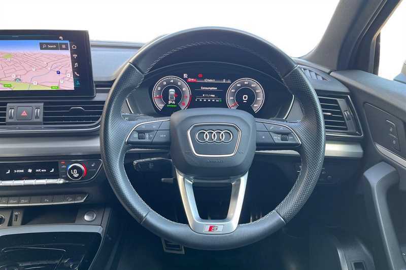 Audi Q5 45 Tfsi Quattro S Line S Tronic YA23MJV Blue #4