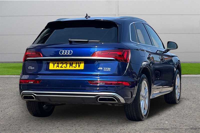 Audi Q5 45 Tfsi Quattro S Line S Tronic YA23MJV Blue #3