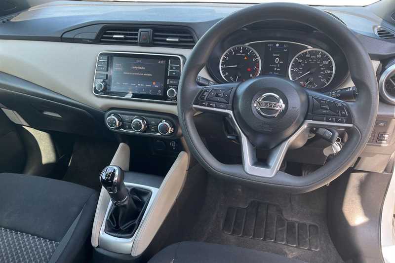 Nissan Micra 1.0 Ig-t 100 Acenta White #4