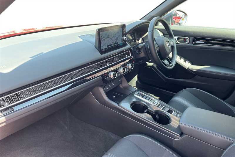 Honda Civic 2.0 Ehev Sport Cvt Red #2