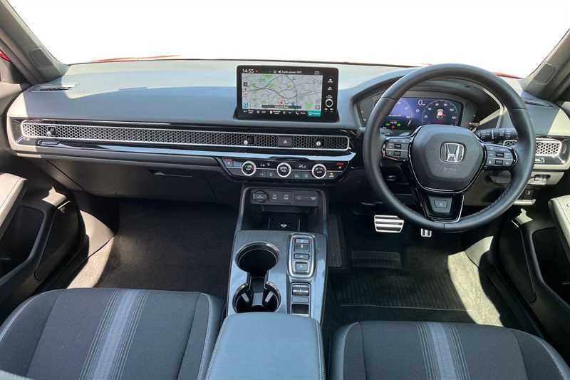 Honda Civic 2.0 Ehev Sport Cvt Red #4