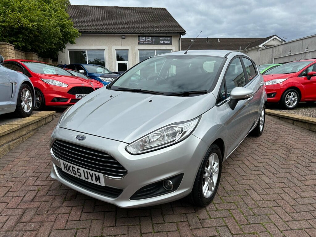 Ford Fiesta 1.25 Zetec Euro 6 NK65UYM Silver #2
