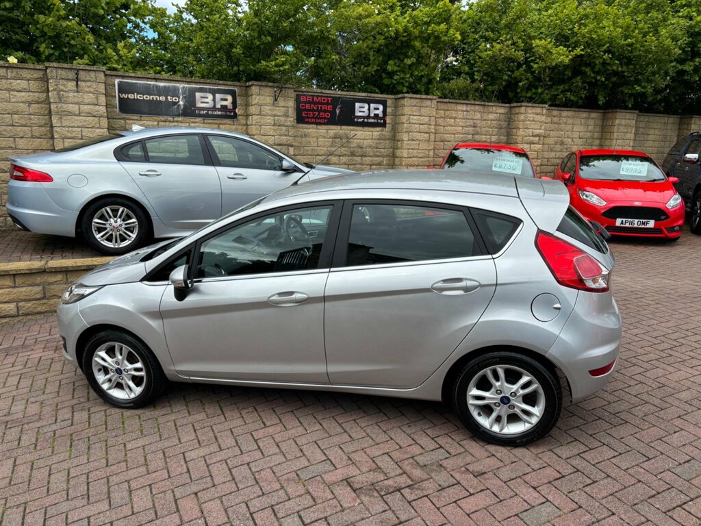 Ford Fiesta 1.25 Zetec Euro 6 NK65UYM Silver #5