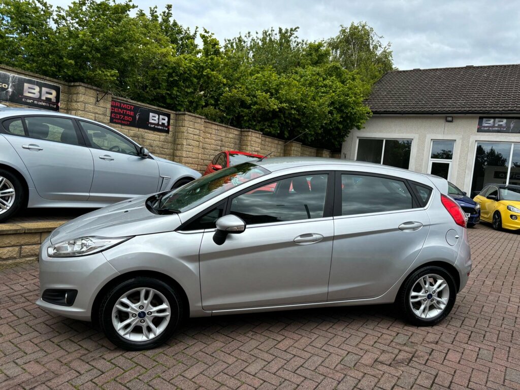 Ford Fiesta 1.25 Zetec Euro 6 NK65UYM Silver #4