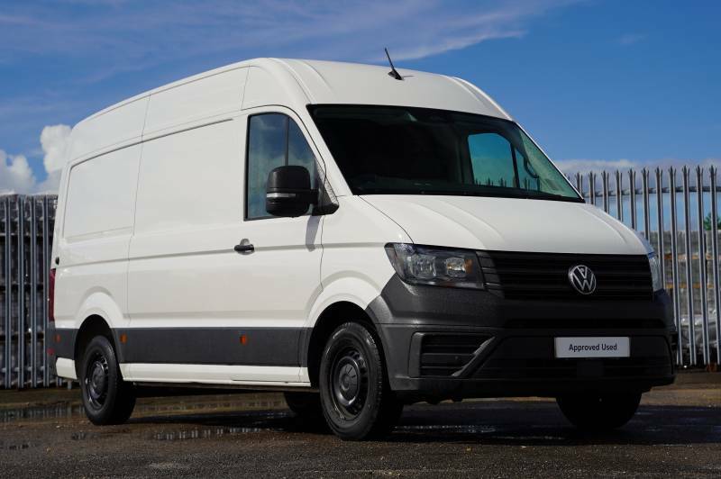 Volkswagen Crafter Cr35 Tdi 140Ps High Roof Van Commerce Plus Mwb HY75OWW White
