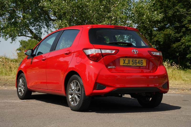 Toyota Yaris Hatchback Blue #3