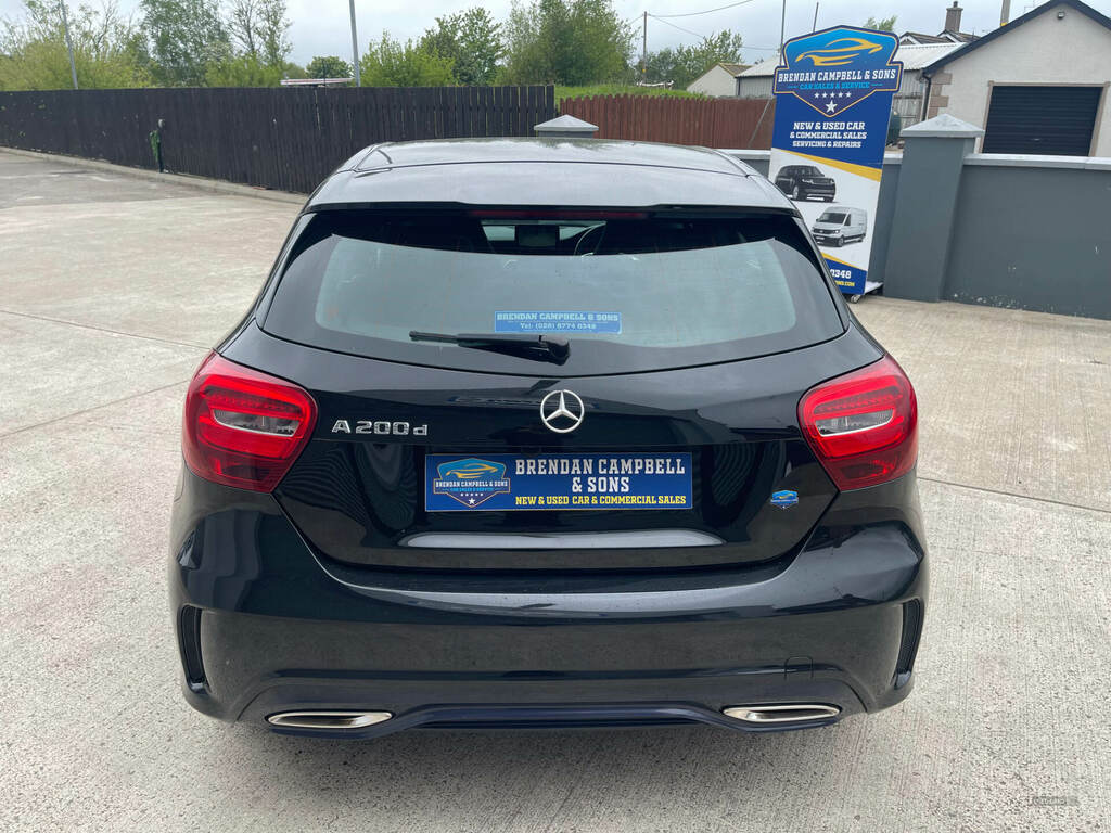 Mercedes-Benz A Class A200d Amg Line CE17XYV Black #4
