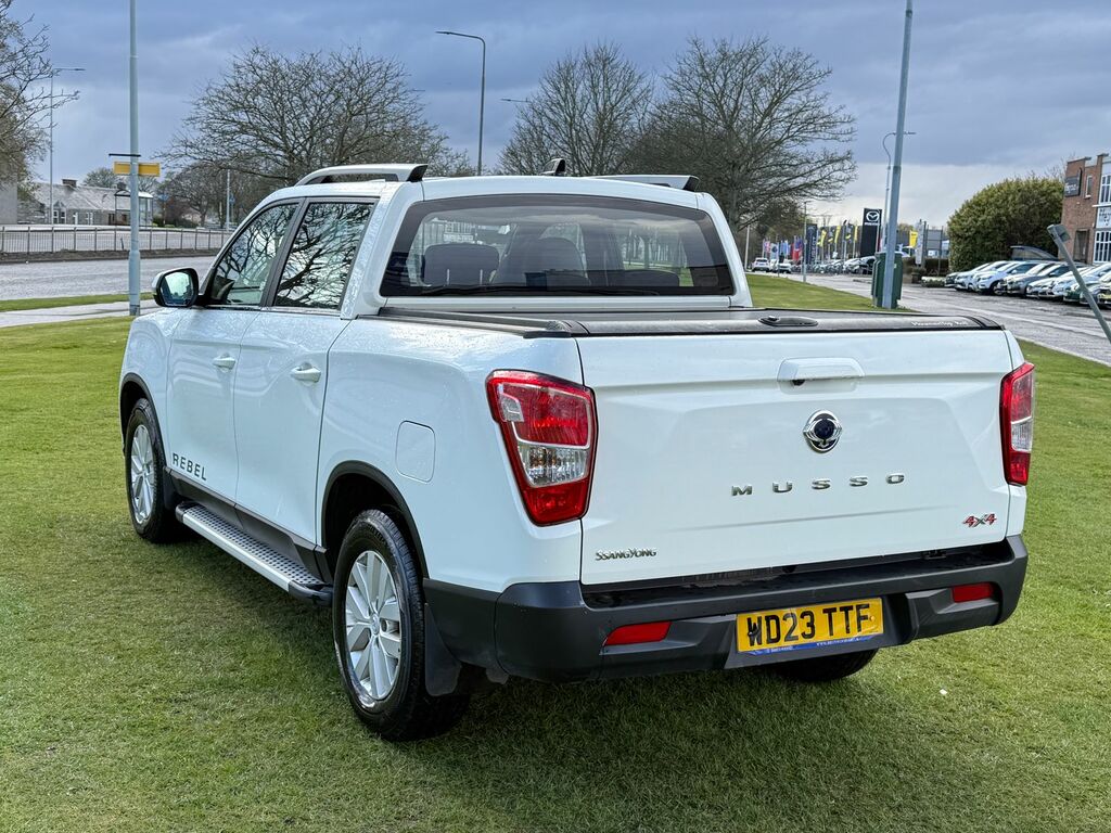 SsangYong Musso 2.2D Rebel Pickup Double Cab 4Wd E WD23TTF White #4