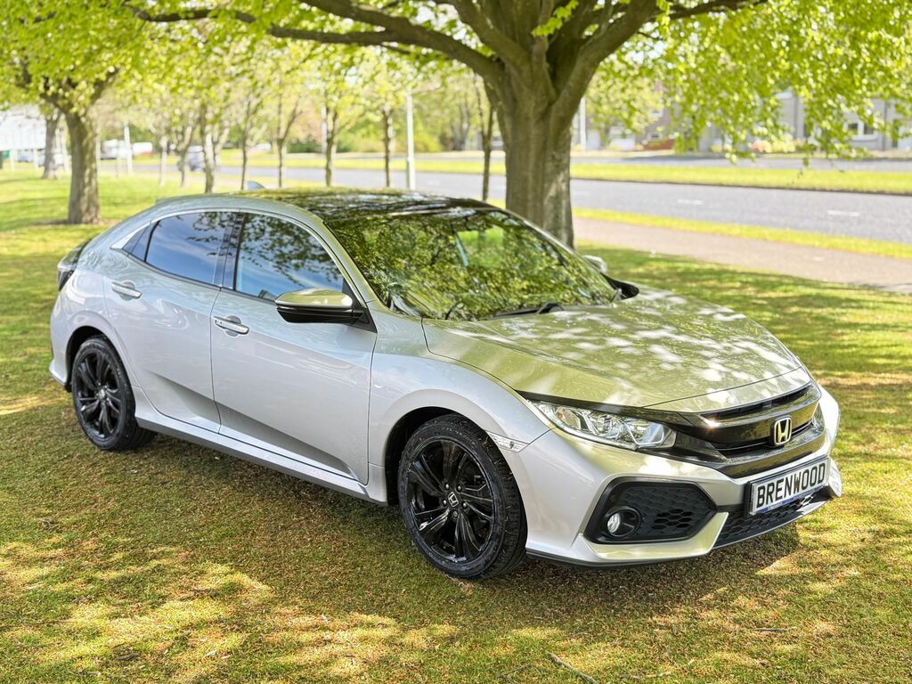 Honda Civic 1.0 Vtec Turbo Ex Hatchback Cvt Euro 6 Silver