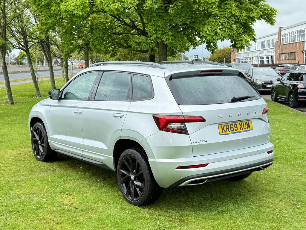 Skoda Karoq 1.5 Tsi Act Sportline Suv Dsg Euro 6 S KR69XUM Silver #4
