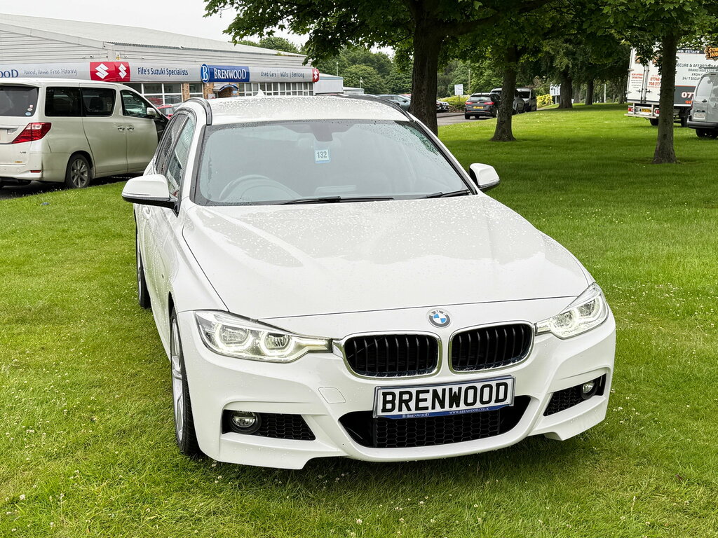 BMW 3 Series 2.0 320I M Sport Touring Euro 6 S KT18NTX White #2