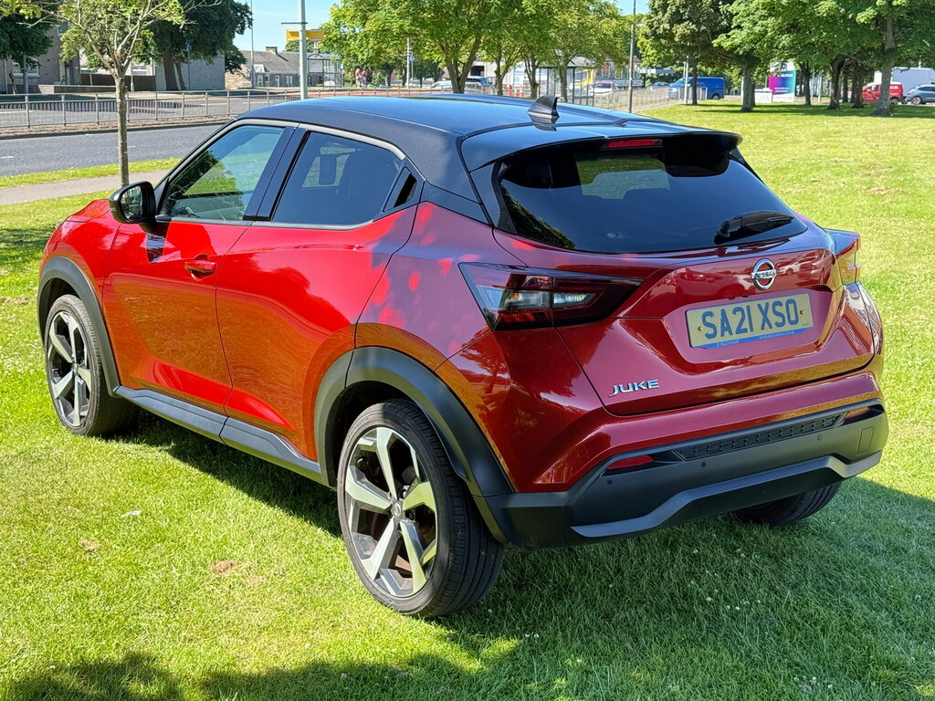 Nissan Juke 1.0 Dig-t Tekna Suv Dct Euro 6 S SA21XSO Red #4