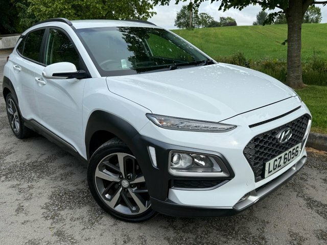 Hyundai Kona 1.0 T-gdi Blue Drive Premium Se Suv Man LGZ6056 White