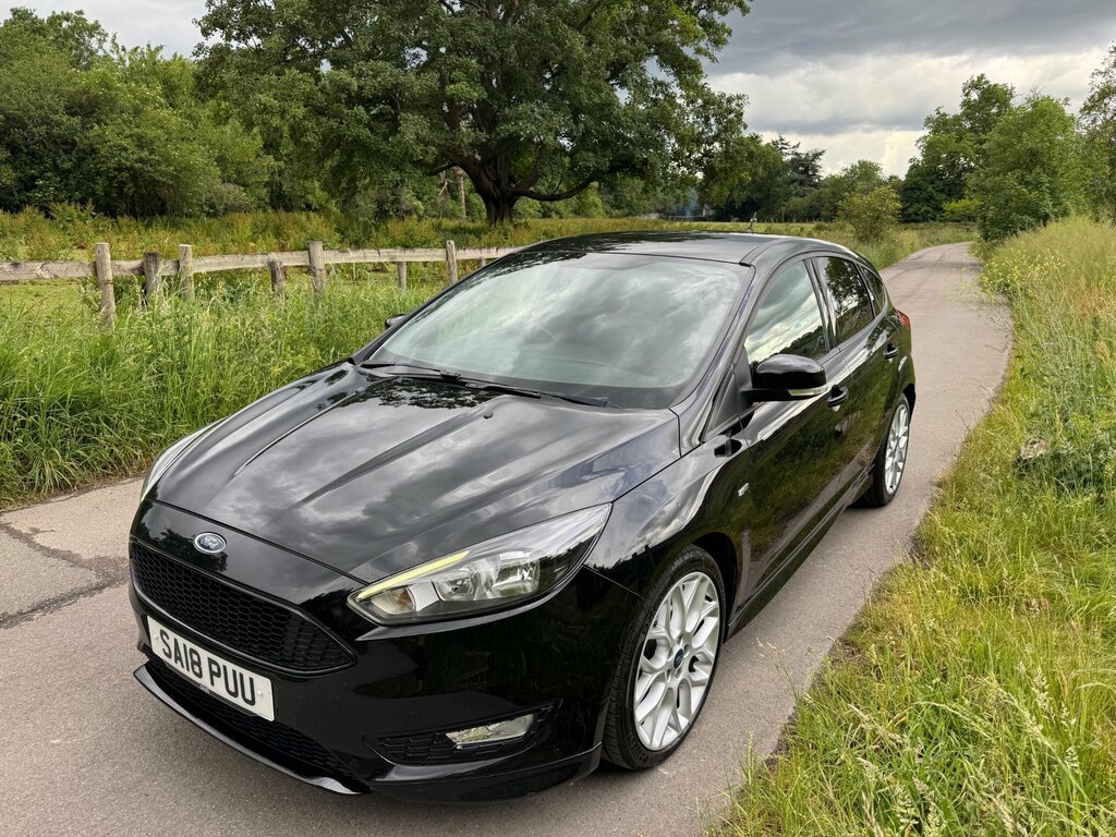 Ford Focus 1.0T Ecoboost St-line Hatchback SA18PUU Black #3