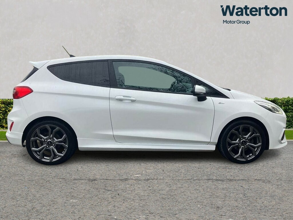 Ford Fiesta 1.0 Ecoboost St-line X CK69EHF White #2