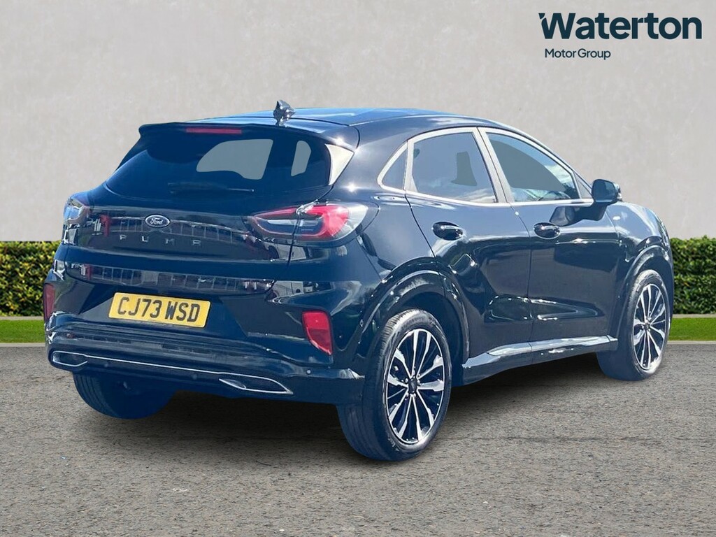 Ford Puma 1.0 Ecoboost Hybrid Mhev 155 St-line Vignale CJ73WSD Black #3