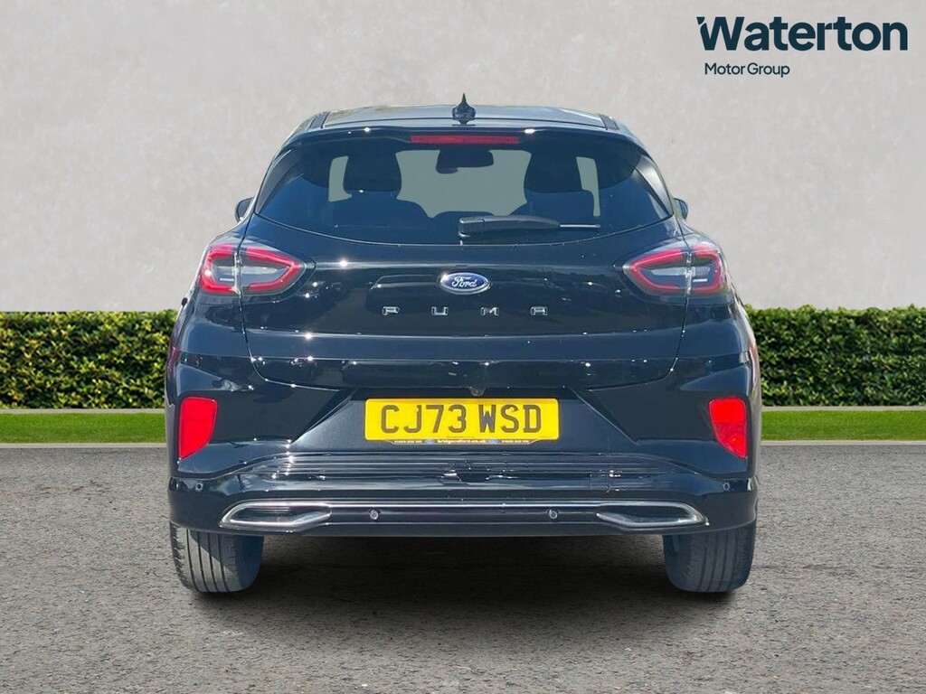 Ford Puma 1.0 Ecoboost Hybrid Mhev 155 St-line Vignale CJ73WSD Black #4