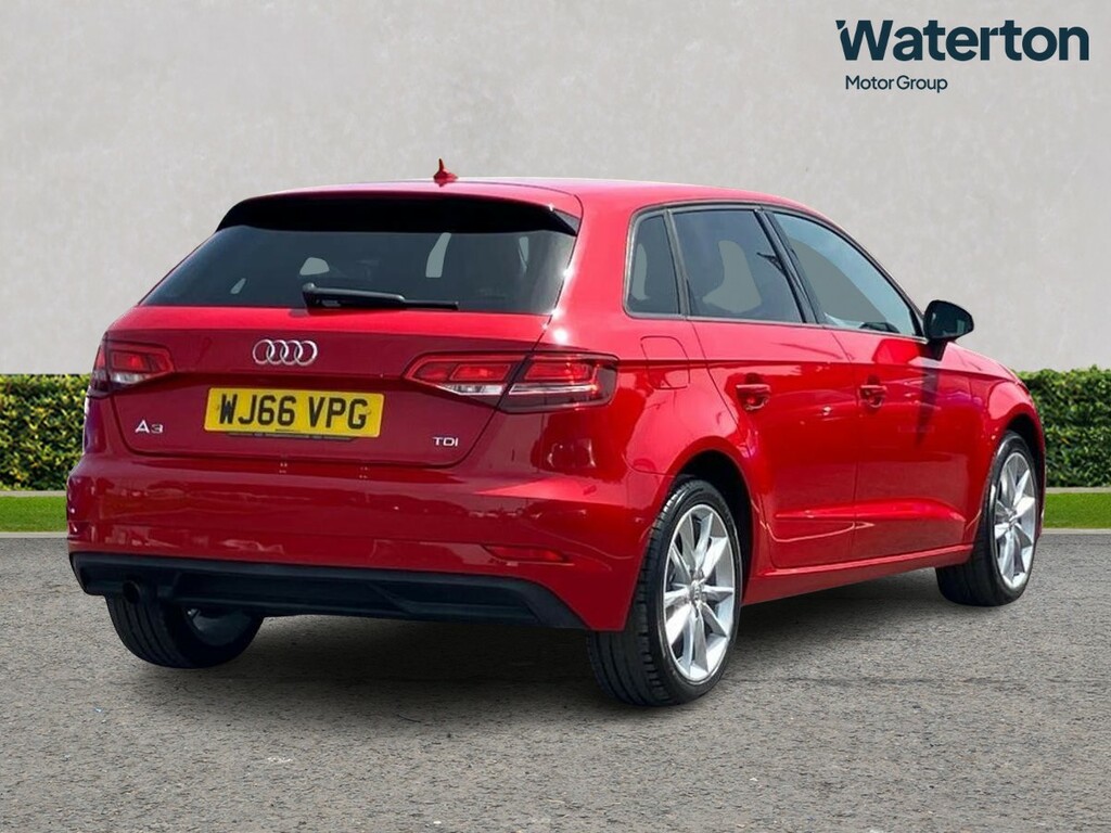 Audi A3 1.6 Tdi Se Technik WJ66VPG Red #3