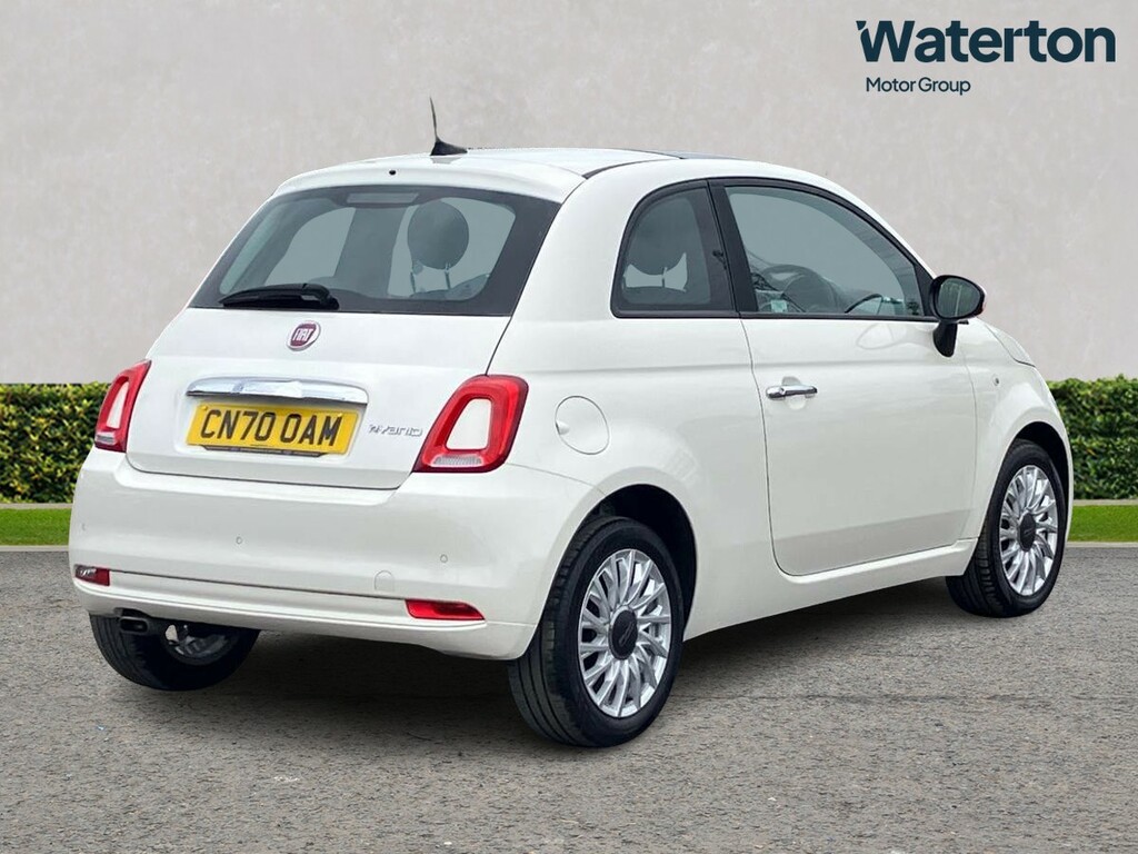 Fiat 500 1.0 Mild Hybrid Lounge CN70OAM White #3