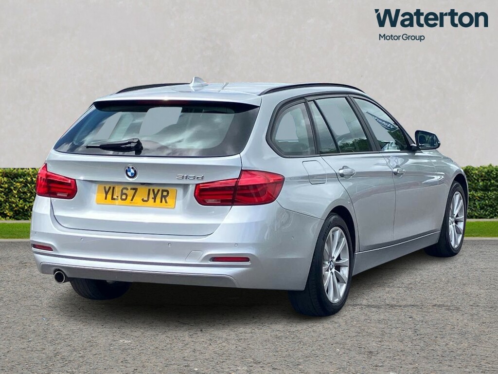 BMW 3 Series 318D Se Step YL67JYR Silver #3