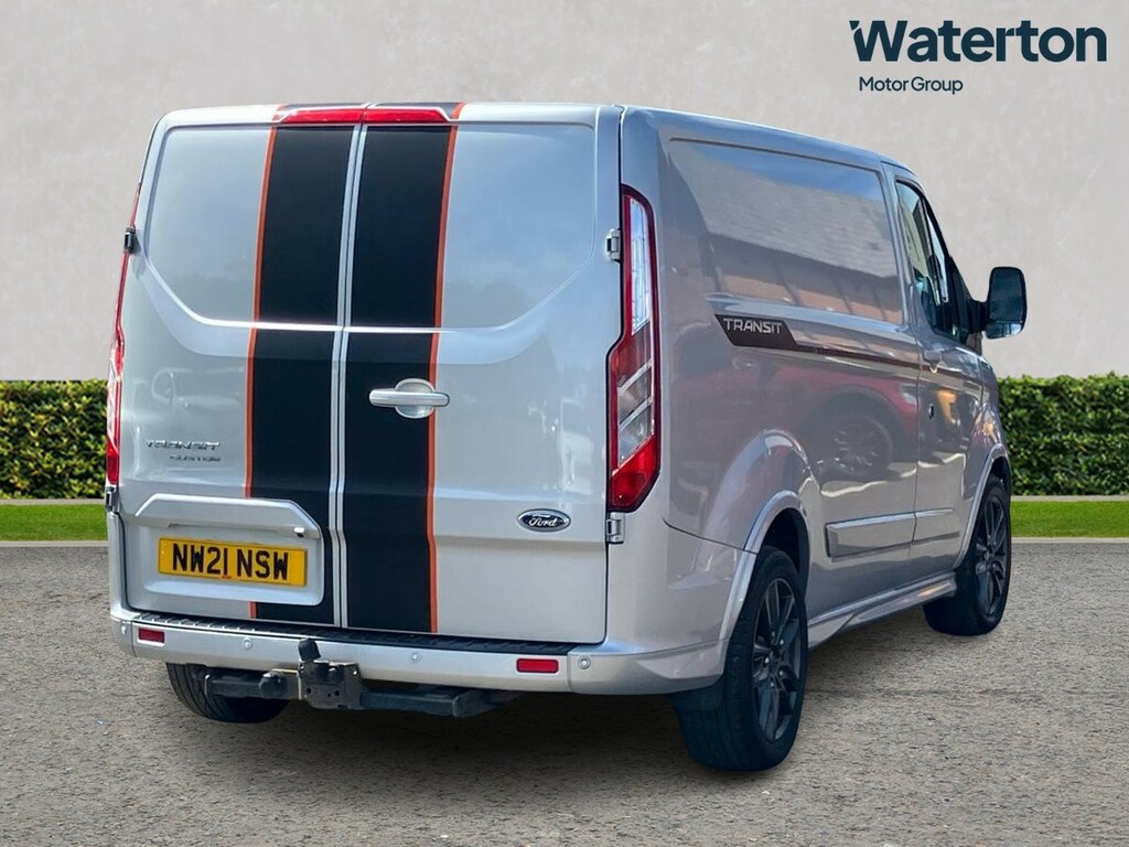 Ford Transit Custom 2.0 Ecoblue 185Ps Low Roof Sport Van Silver #3
