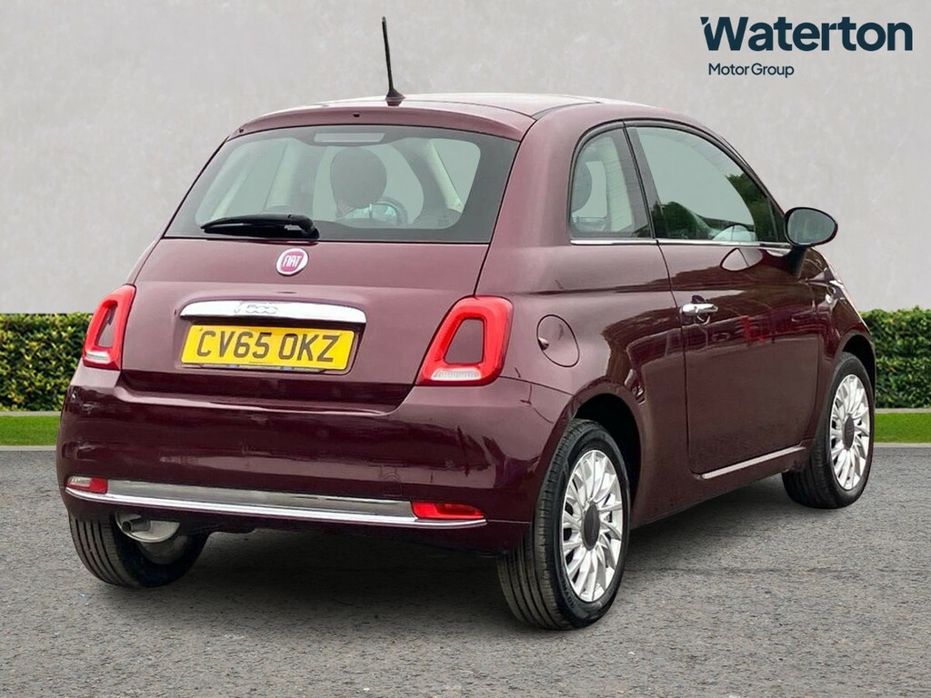 Fiat 500 1.2 Lounge CV65OKZ Red #3