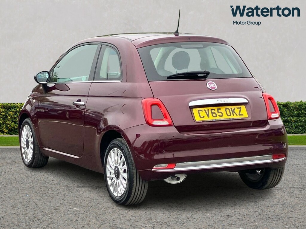 Fiat 500 1.2 Lounge CV65OKZ Red #5