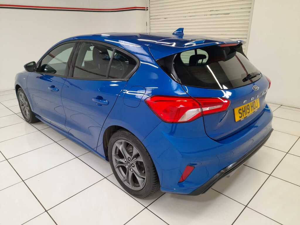 Ford Focus 1.0T Ecoboost St-line Hatchback SH19HOJ Blue #4