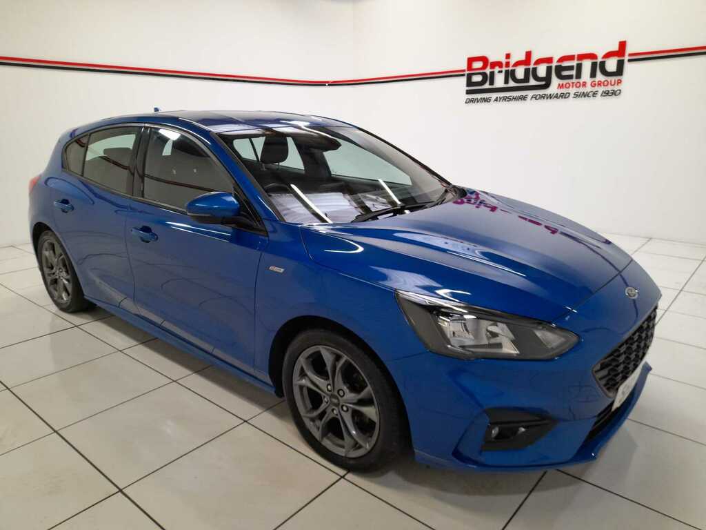 Ford Focus 1.0T Ecoboost St-line Hatchback SH19HOJ Blue #2