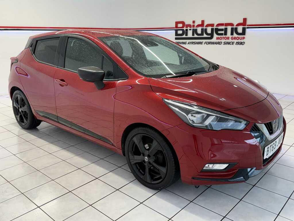 Nissan Micra 1.0 Ig-t N-sport Hatchback BT69JWW Red #2