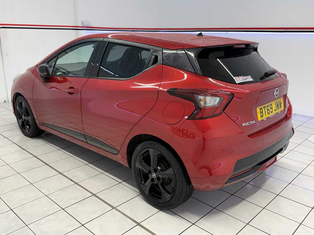 Nissan Micra 1.0 Ig-t N-sport Hatchback BT69JWW Red #4