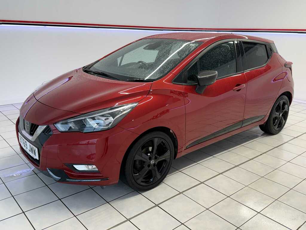 Nissan Micra 1.0 Ig-t N-sport Hatchback BT69JWW Red #3