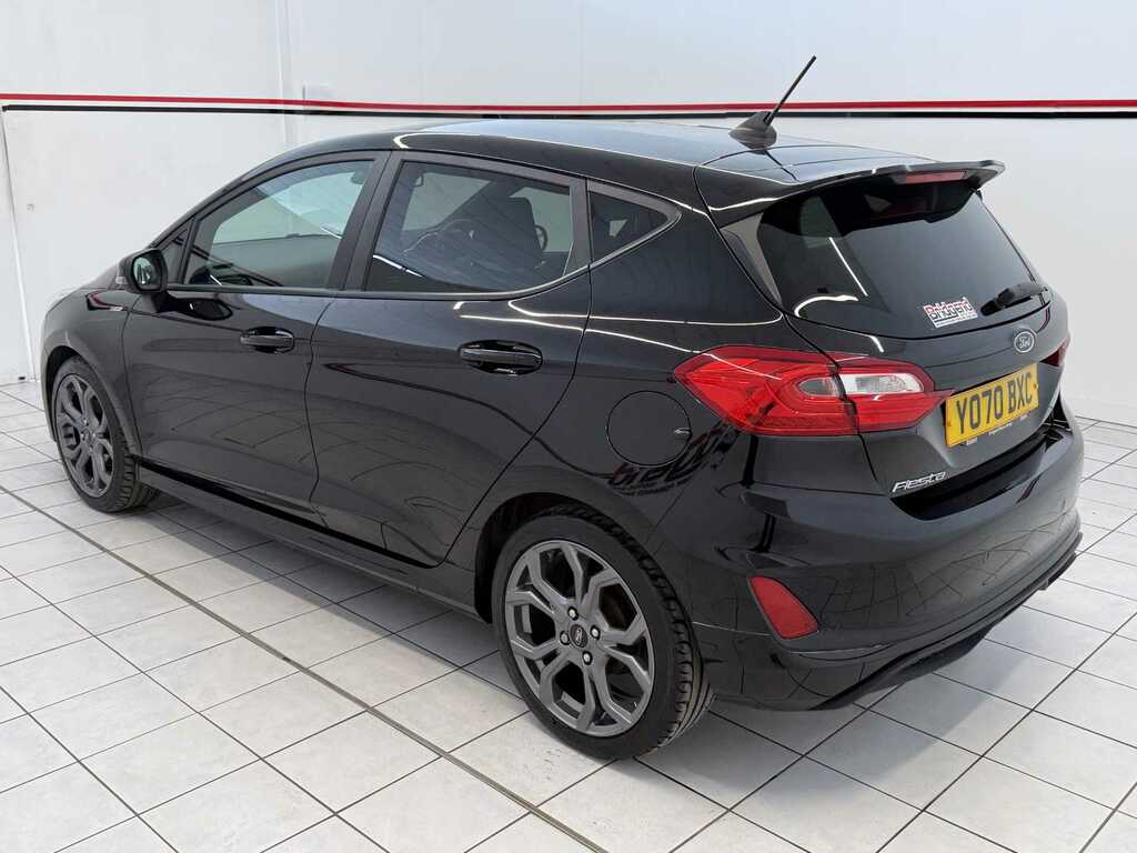 Ford Fiesta 1.0T Ecoboost St-line Edition Hatchback YO70BXC Black #4