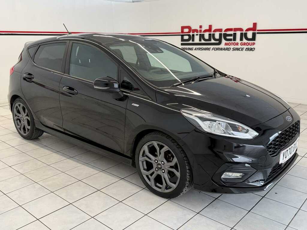 Ford Fiesta 1.0T Ecoboost St-line Edition Hatchback YO70BXC Black #2