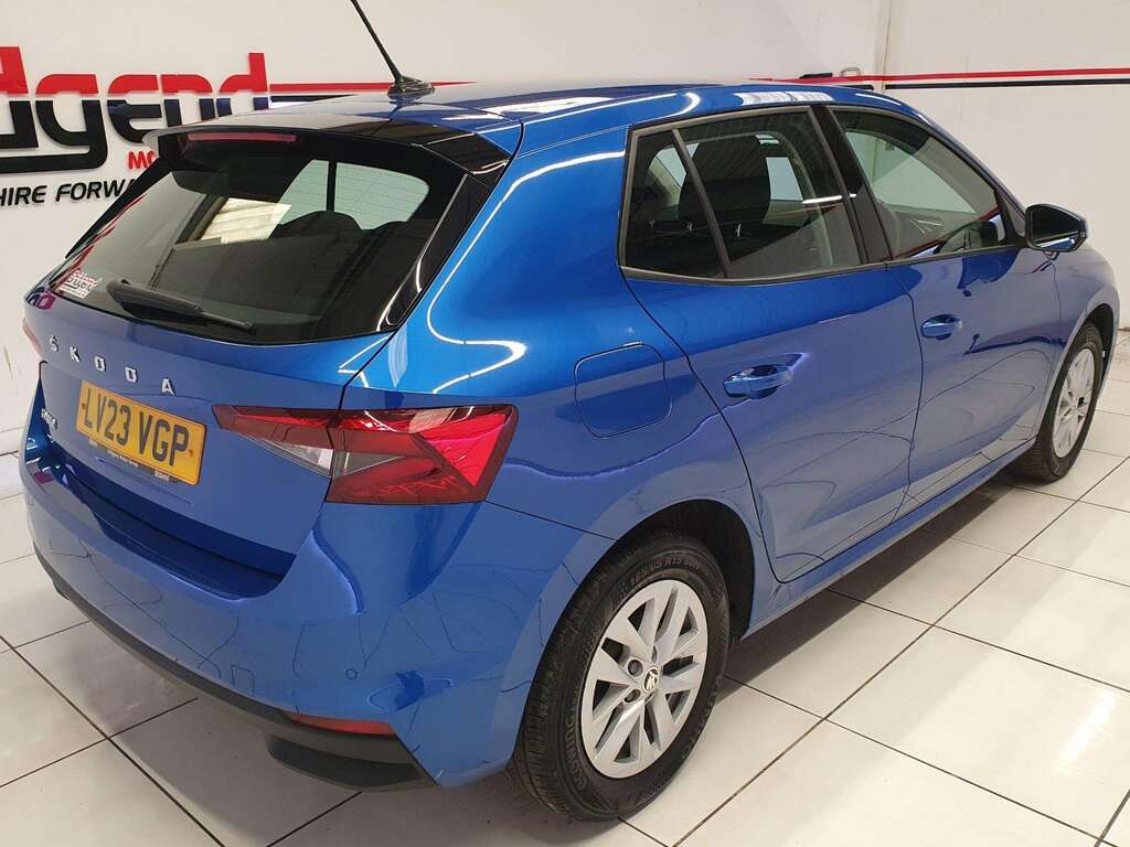 Skoda Fabia 1.0 Tsi Se Comfort Hatchback LV23VGP Blue #6