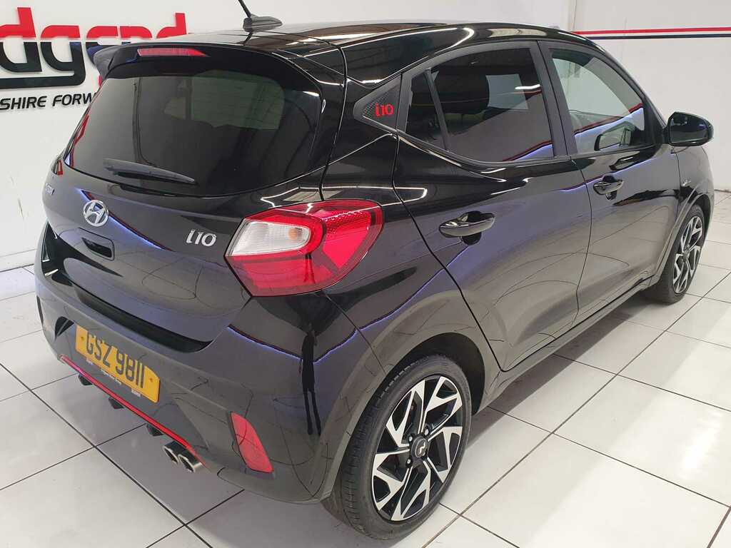 Hyundai I10 1.0 T-gdi N Line Hatchback GSZ9811 Black #5