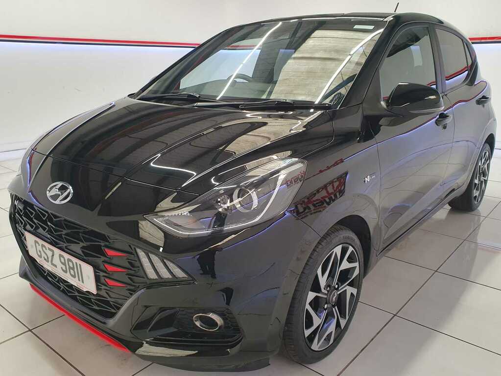 Hyundai I10 1.0 T-gdi N Line Hatchback GSZ9811 Black #2