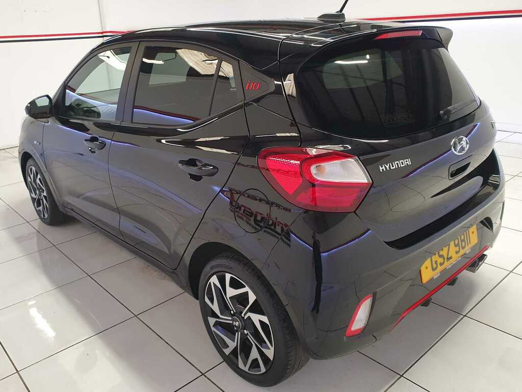 Hyundai I10 1.0 T-gdi N Line Hatchback GSZ9811 Black #3