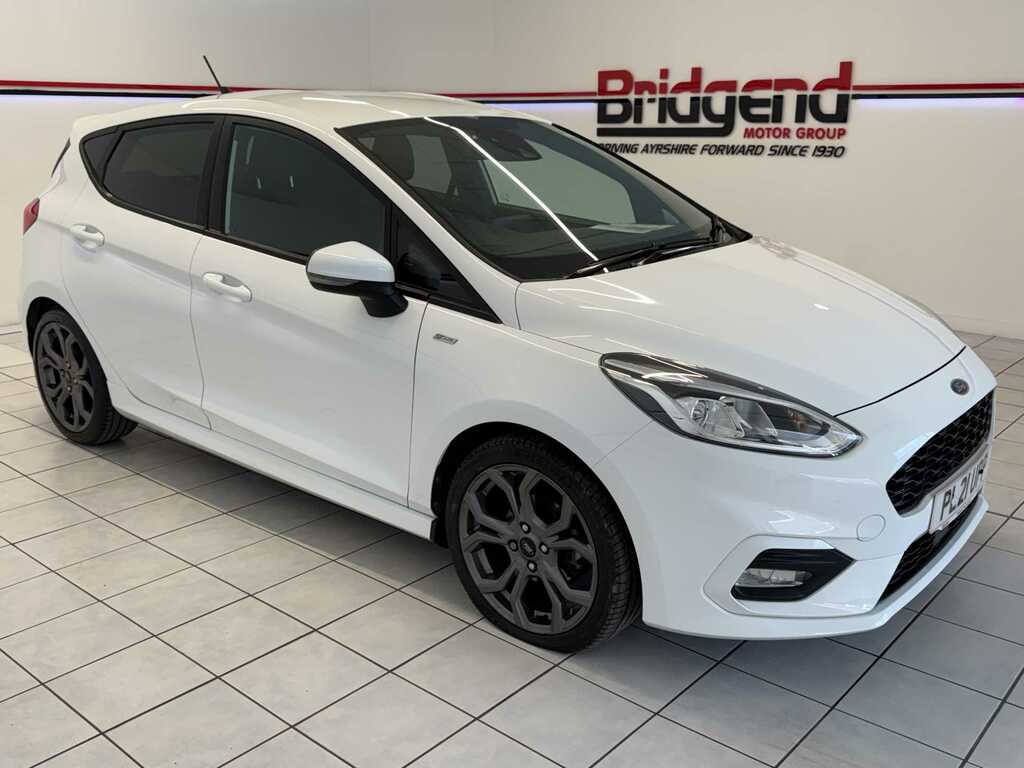 Ford Fiesta 1.0T Ecoboost St-line Edition Hatchback PL21UPP White #2