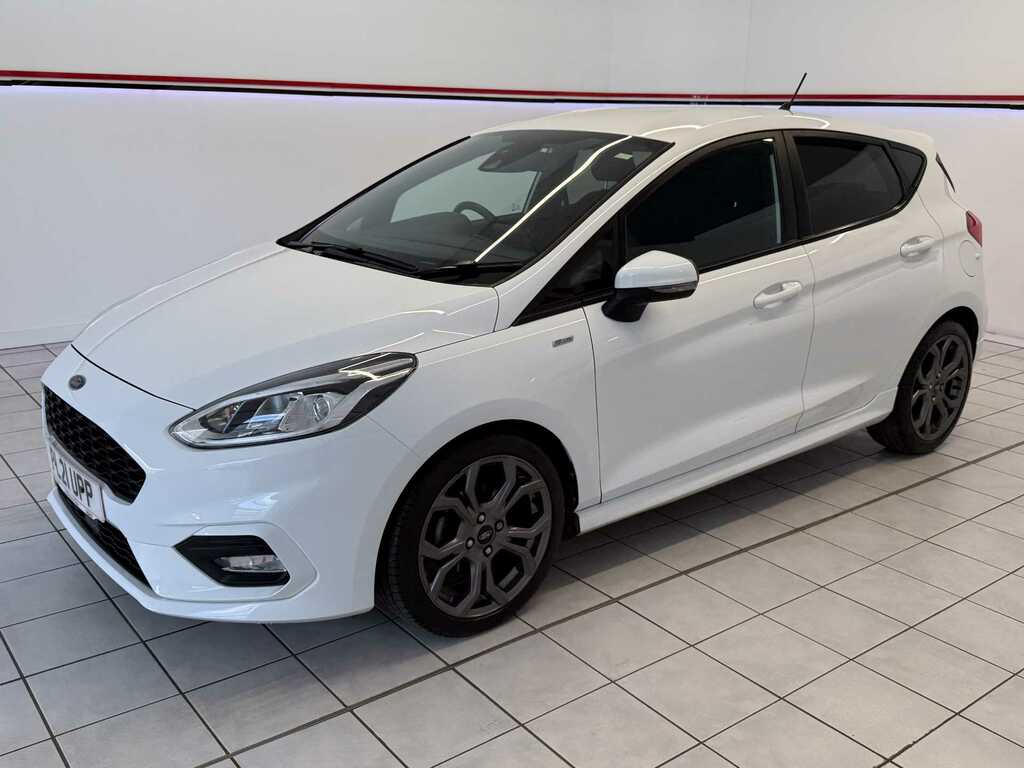 Ford Fiesta 1.0T Ecoboost St-line Edition Hatchback PL21UPP White #3