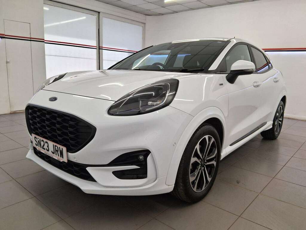 Ford Puma 1.0T Ecoboost Mhev St-line Suv SN23JRW White #3
