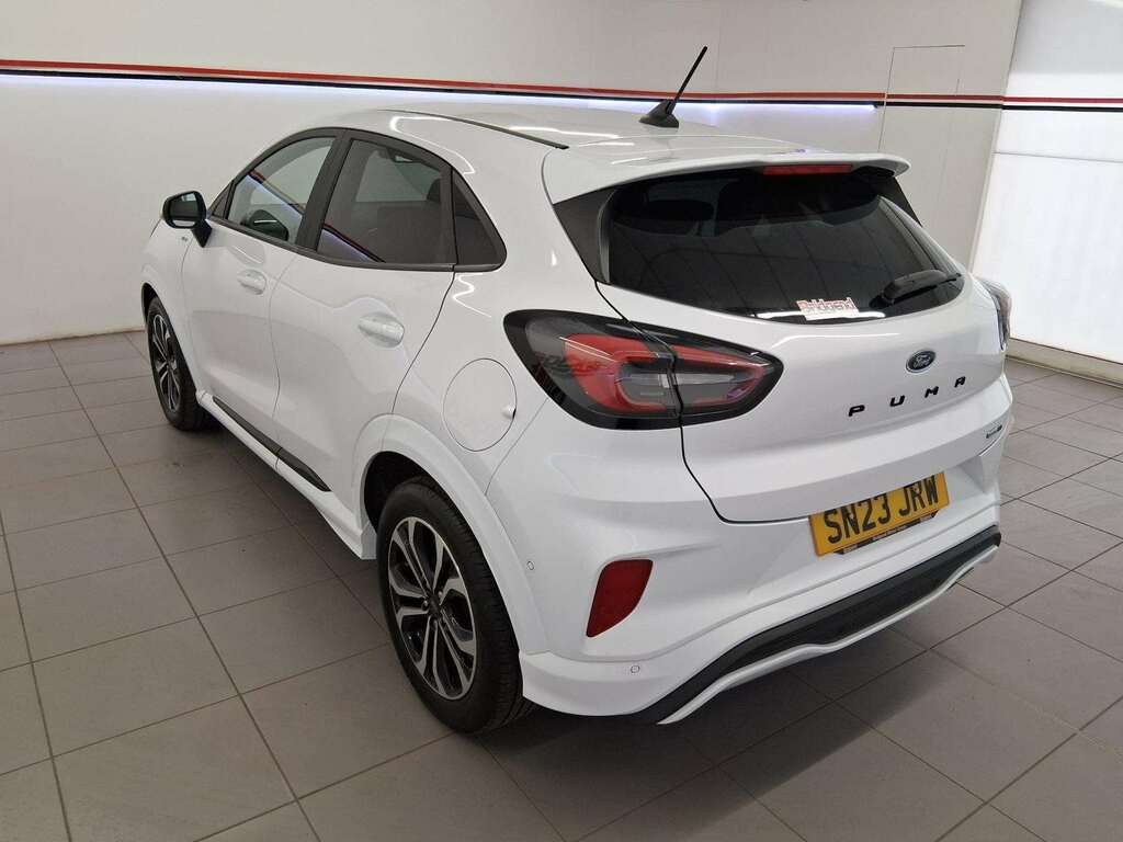 Ford Puma 1.0T Ecoboost Mhev St-line Suv SN23JRW White #4