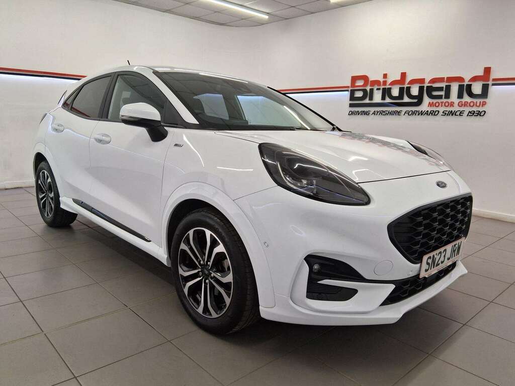 Ford Puma 1.0T Ecoboost Mhev St-line Suv SN23JRW White #2