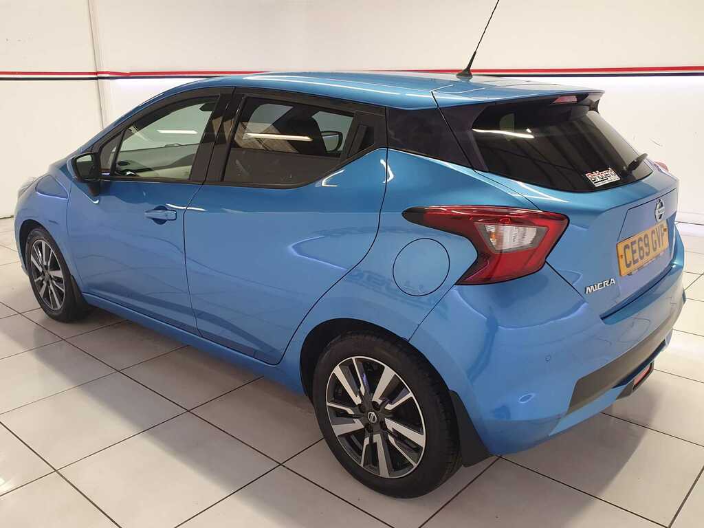 Nissan Micra 1.0 Ig-t Tekna Hatchback CE69GVP Blue #4