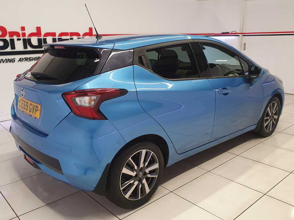 Nissan Micra 1.0 Ig-t Tekna Hatchback CE69GVP Blue #6