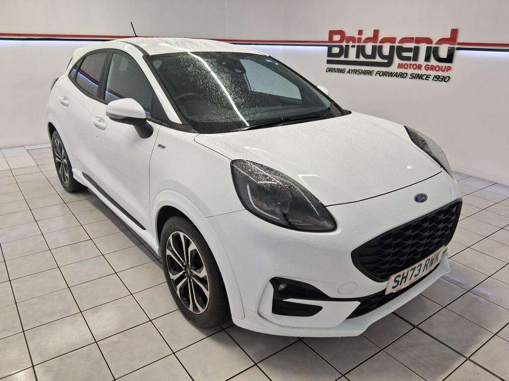 Ford Puma 1.0T Ecoboost Mhev St-line Suv SH73RWK White #2