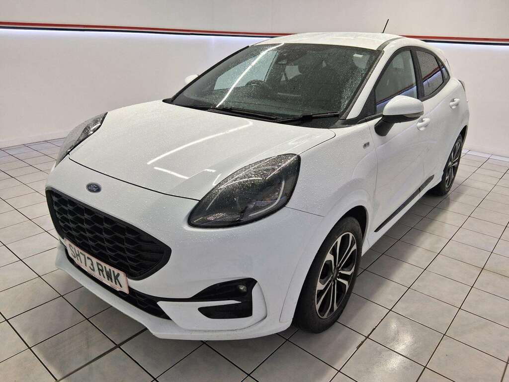 Ford Puma 1.0T Ecoboost Mhev St-line Suv SH73RWK White #3