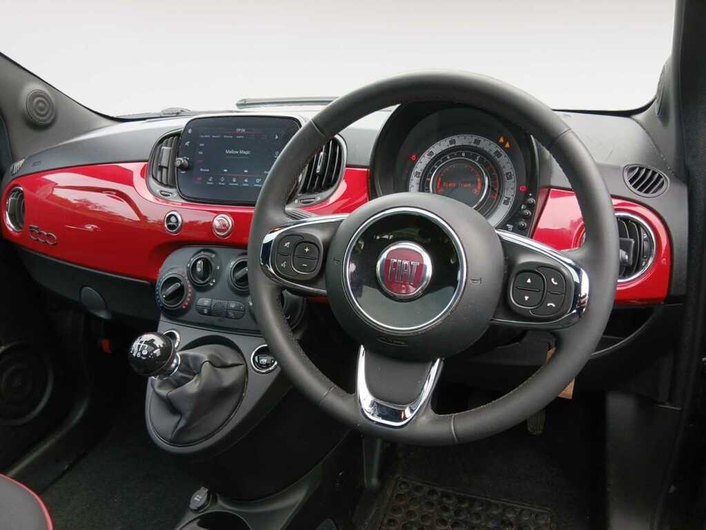 Fiat 500 1.0 Mhev Red Hatchback SV73YGY Black #5