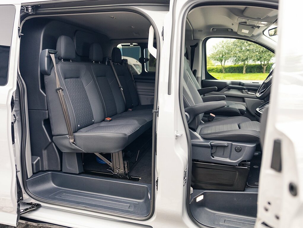 Ford Transit Custom 300 Limited L2 Lwb Double Cab In Van 2.0 Ecob Grey #11