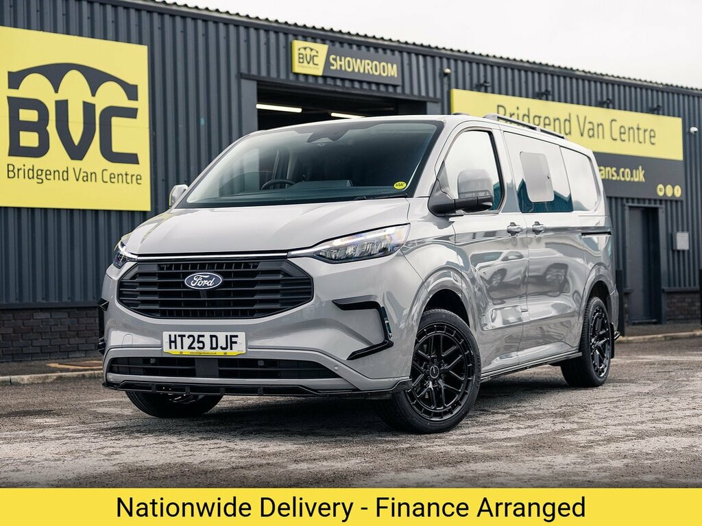 Ford Transit Custom 300 Limited L2 Lwb Double Cab In Van 2.0 Ecob Grey #45